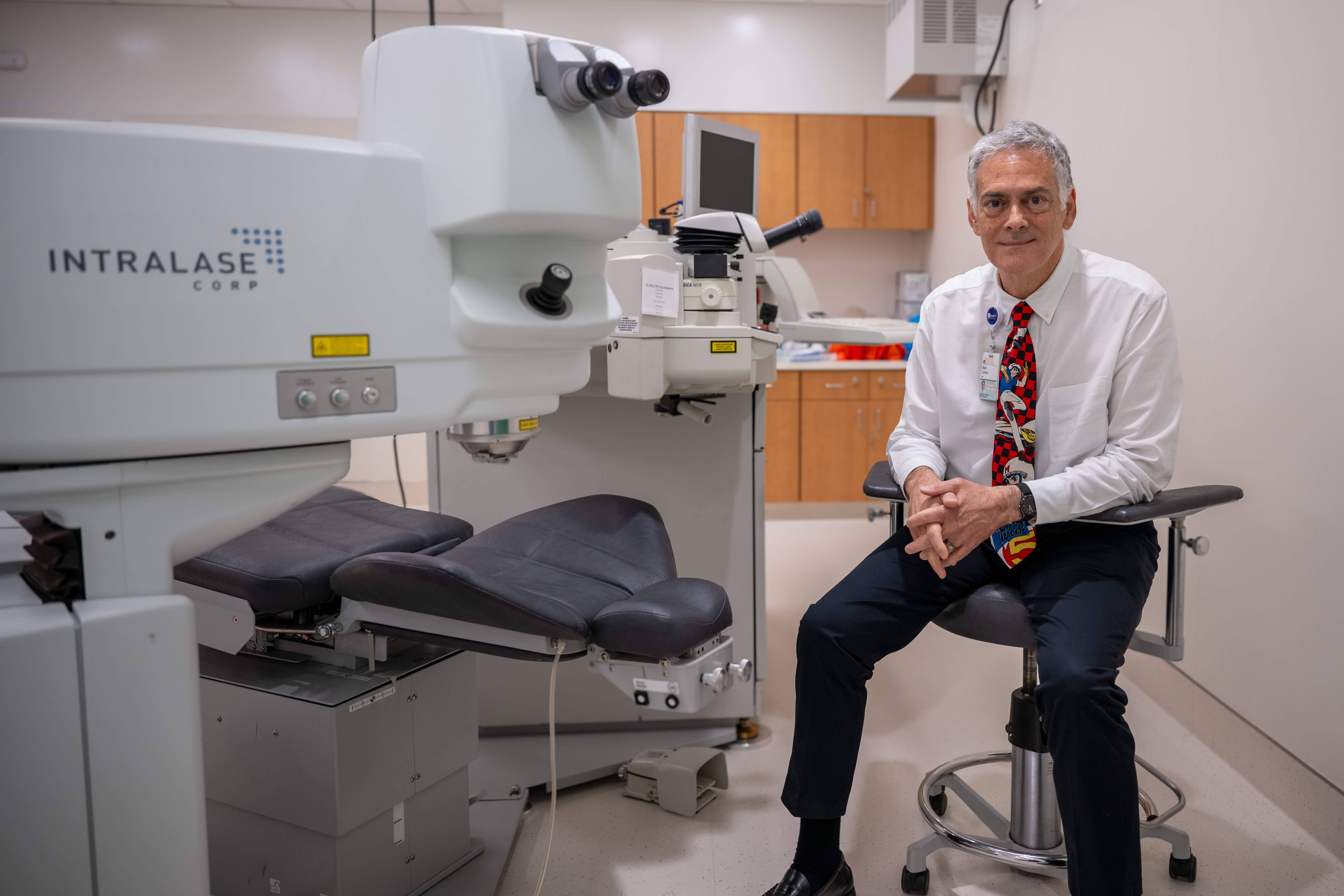 Doctor at LASIK Ribbon Cutting