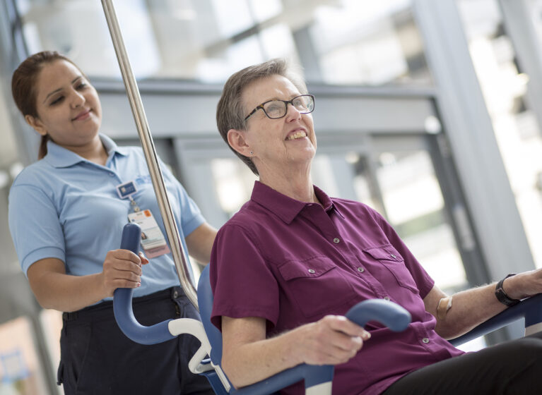 Patient being discharged from UVA Health University Medical Center