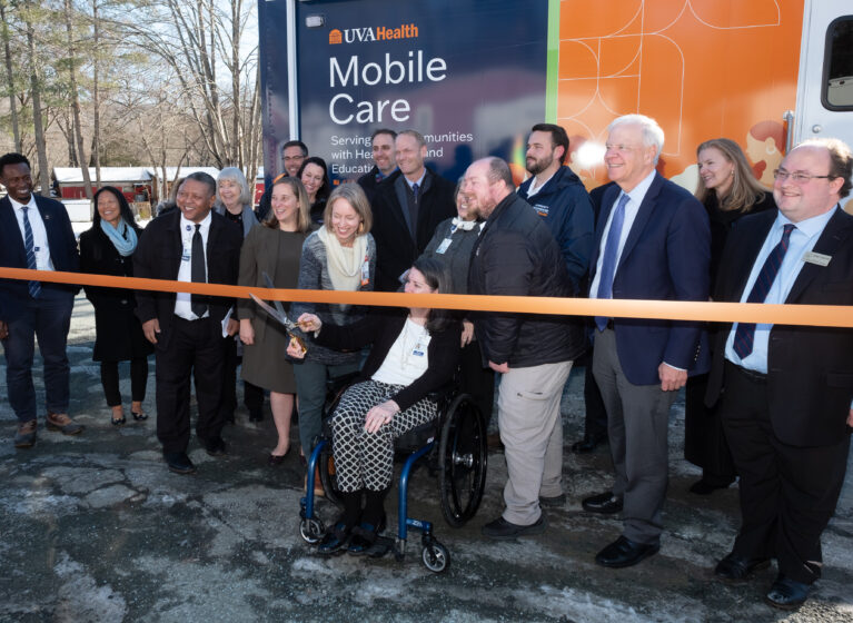 UVA Health Mobile Care Unit Ribbon Cutting Event