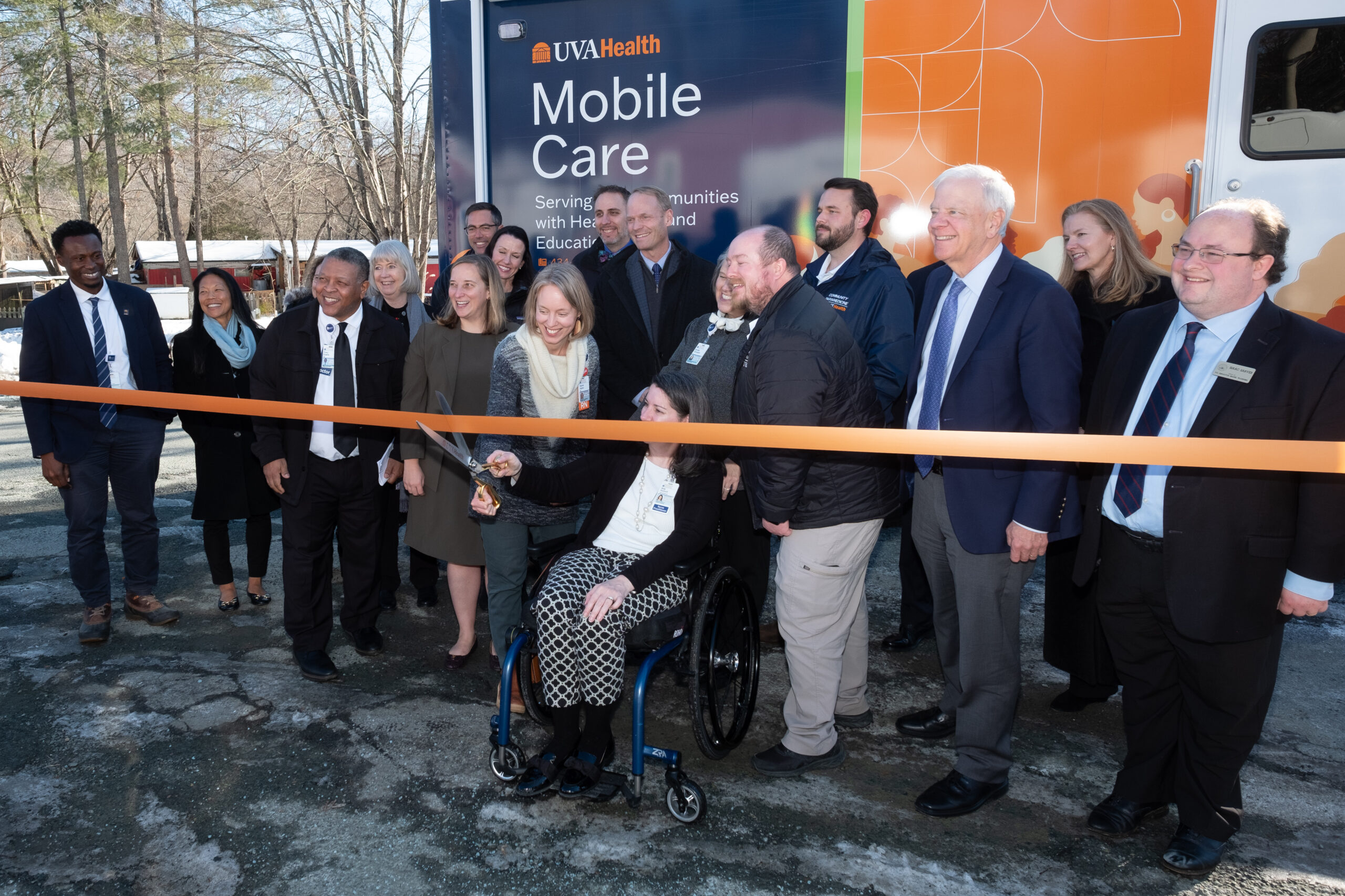 UVA Health Mobile Care Unit Ribbon Cutting Event