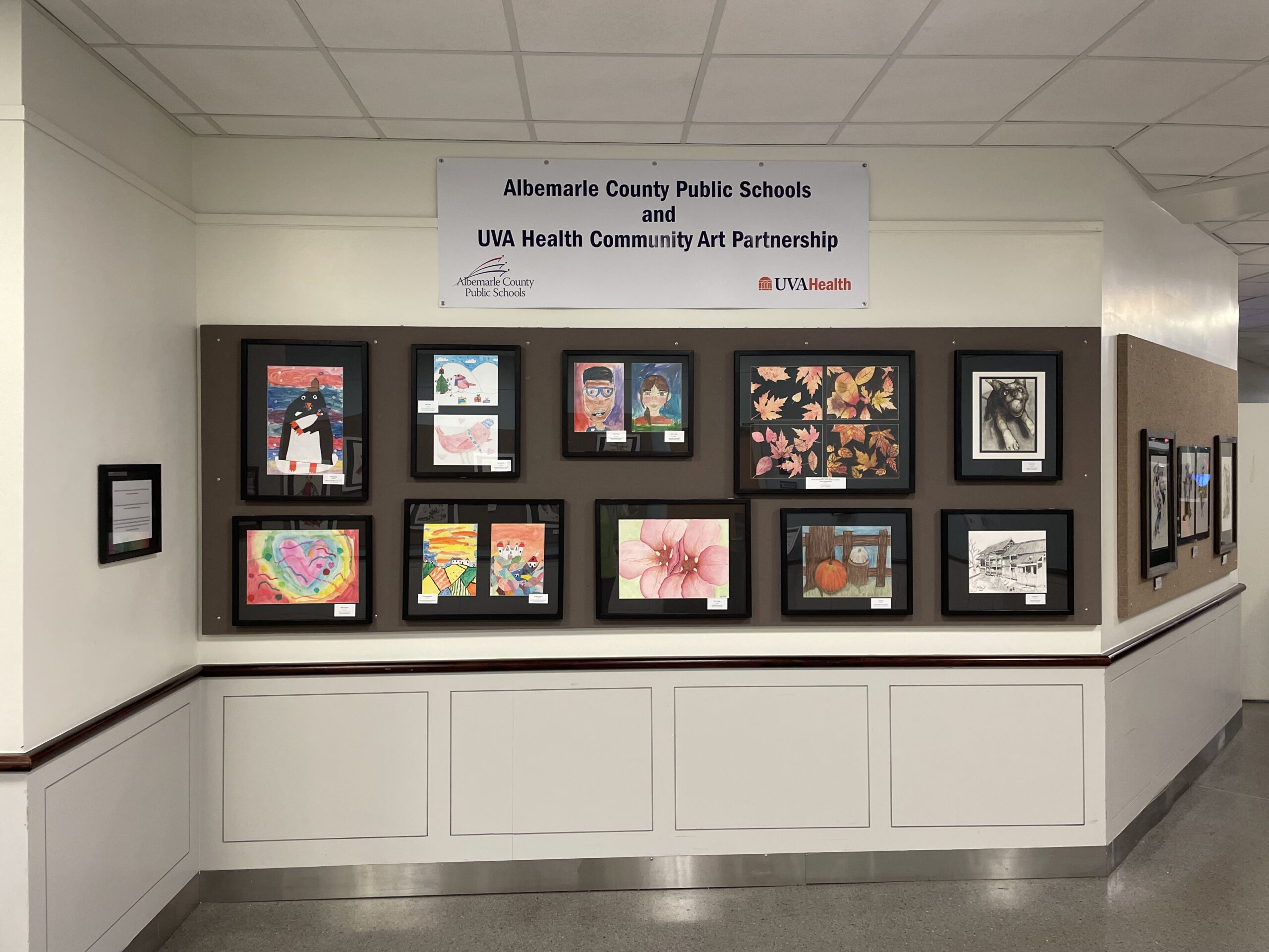 Albermarle County Public Schools and UVA Health Community Art Partnership